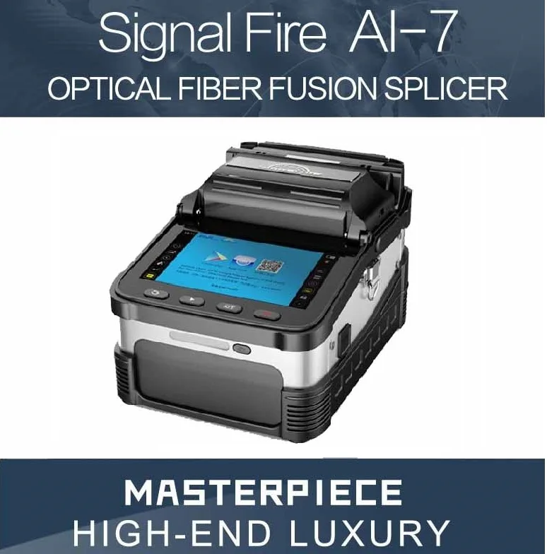 AI 7 автоматический интеллектуальный волоконно оптический Сплайсер FTTH сварочный