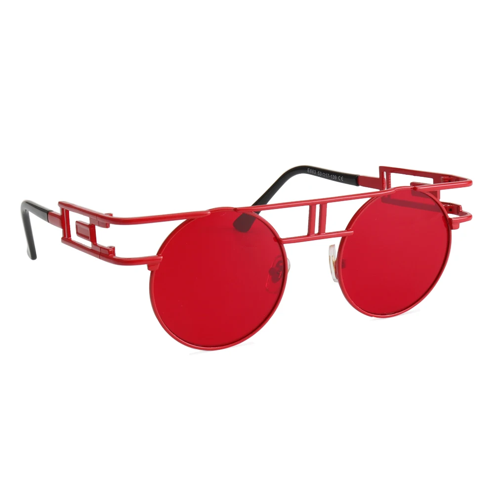 ROYAL GIRL Vintage Punk Sunglasses Women Brand Designer Chic Unique Glasses Metal Frames High Quality Unisex Oculos UV400 ss074 |