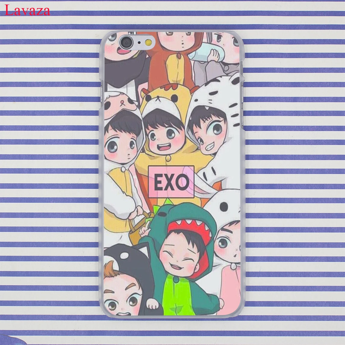 Жесткий чехол для телефона Lavaza Kpop exo Lucky one для iPhone XR XS X 11 Pro Max 10 7 8 6 6S 5 5S SE 4S 4 - Цвет: 7