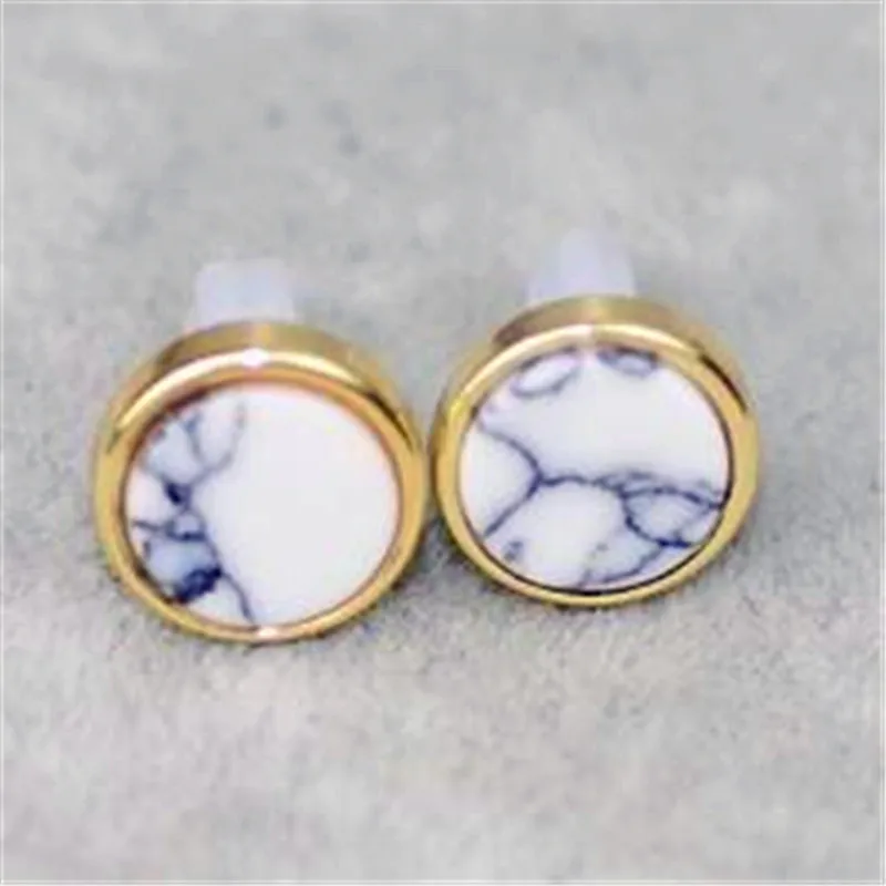 Модные креативные серьги-гвоздики квадратные треугольные круглые