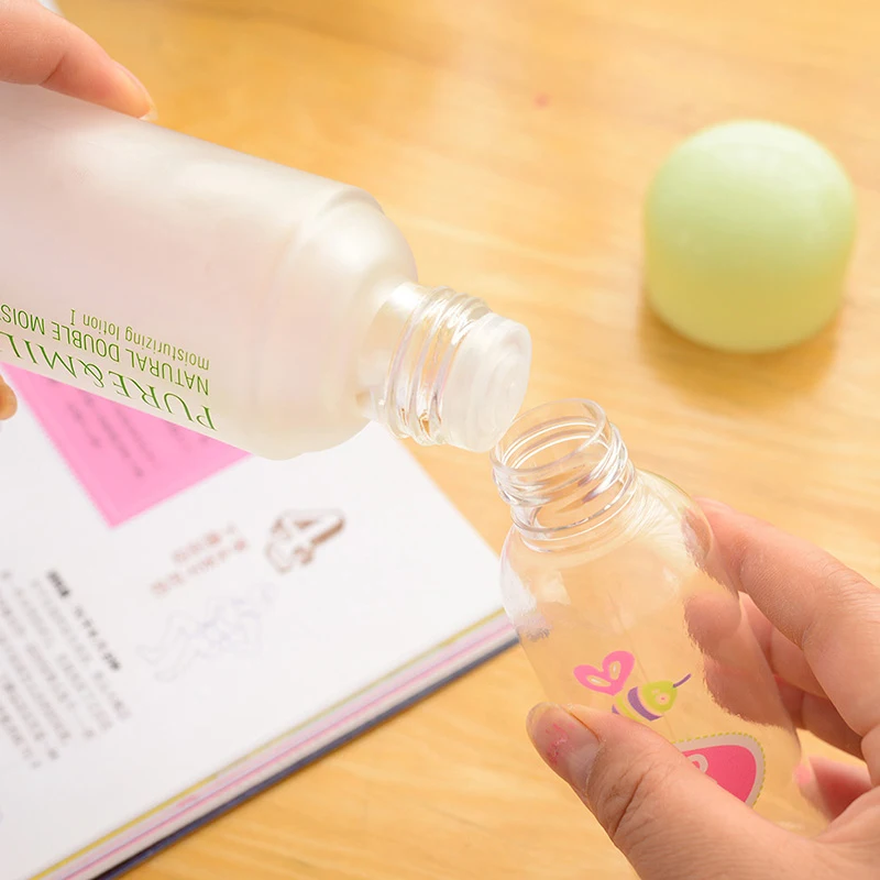 1 шт. бутылка 100 мл косметика и чистящая жидкость банки с крышкой путешествия