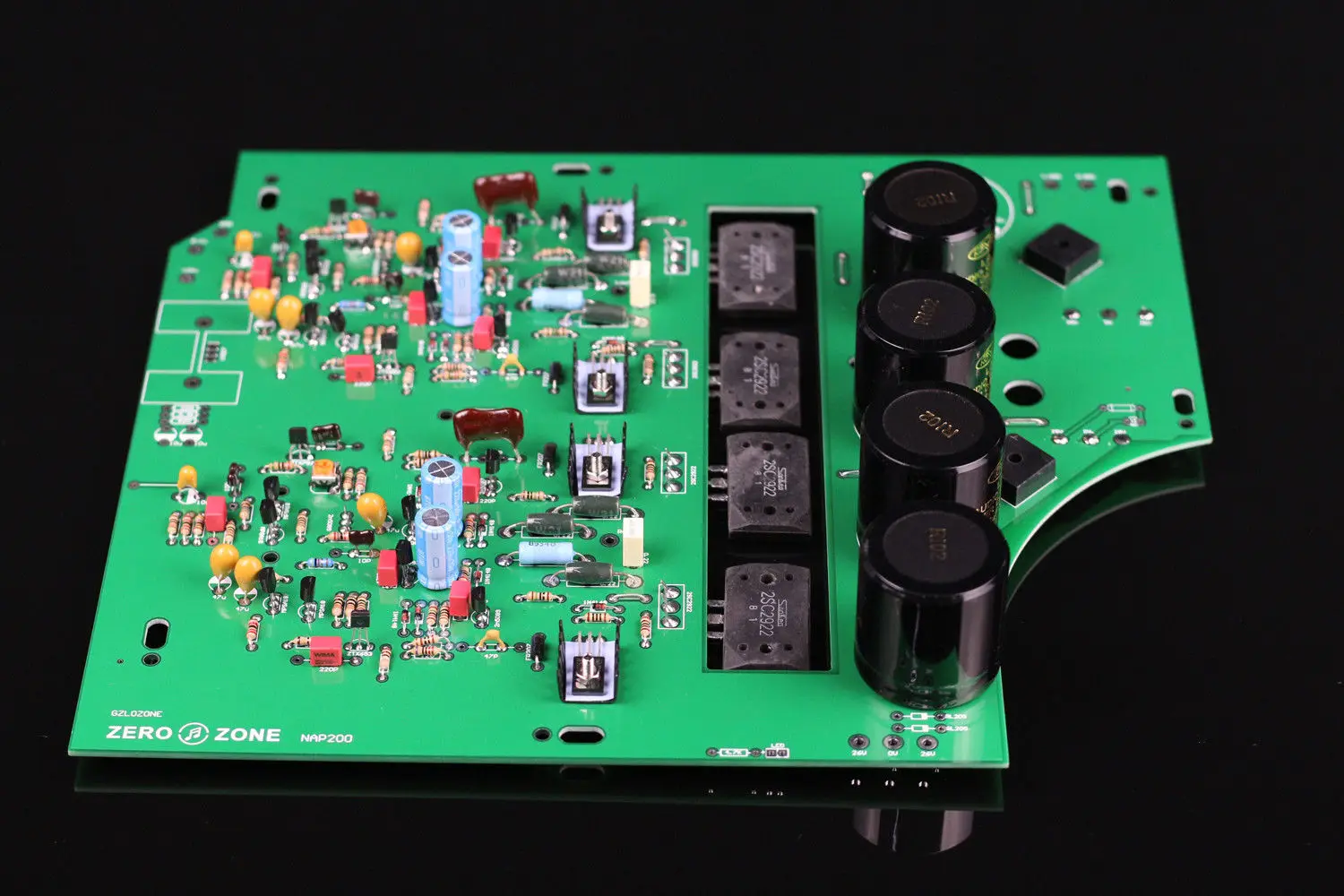 ZEROZONE DIY черный корпус клон Naim NAP200 комплект усилителя мощности 75 Вт + L6 24|Усилители