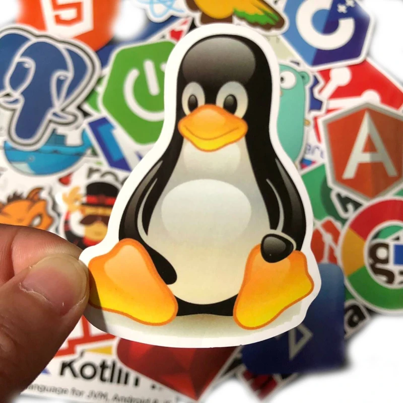 50 шт. Java интернет JS php-docker Биткойн html-облачное Программирование язык приложение Логотип Забавные наклейки для ноутбука автомобиля DIY наклейки