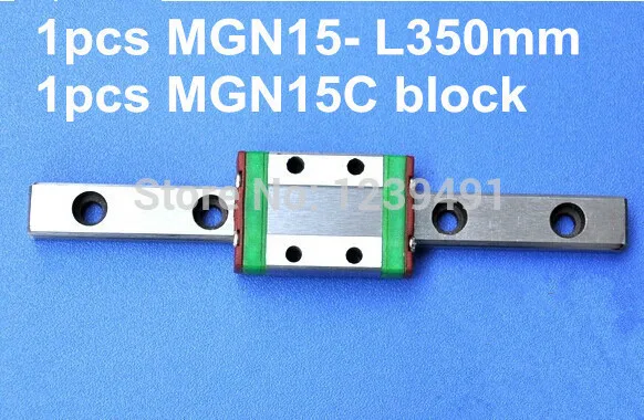 

1 шт. MGN15 l350мм линейная рейка + 1 шт. MGN15C каретка