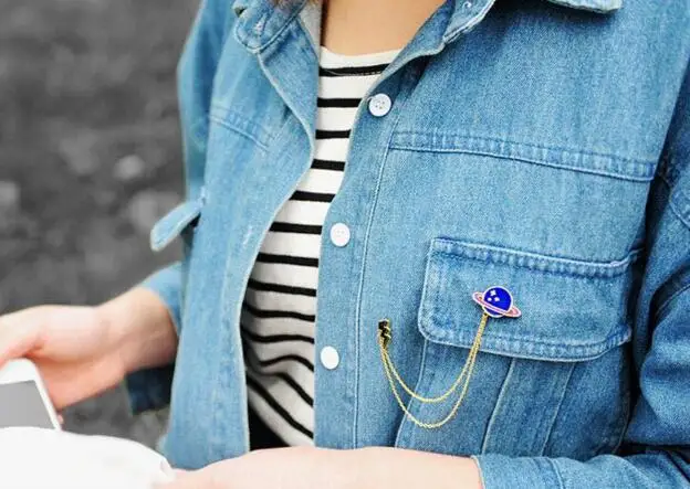 Женская маленькая брошь в Корейском стиле|brooches for women|chain broochbrooch men |