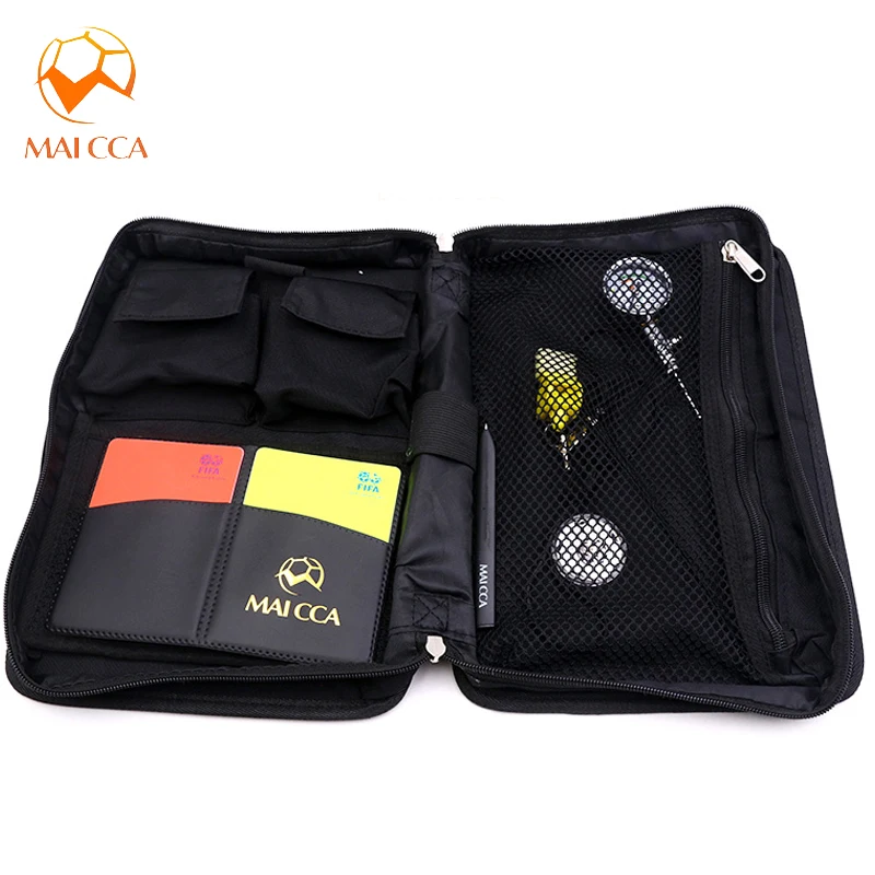 Профессиональный футбольный рефери сумка со свистком красные желтые карты выбор