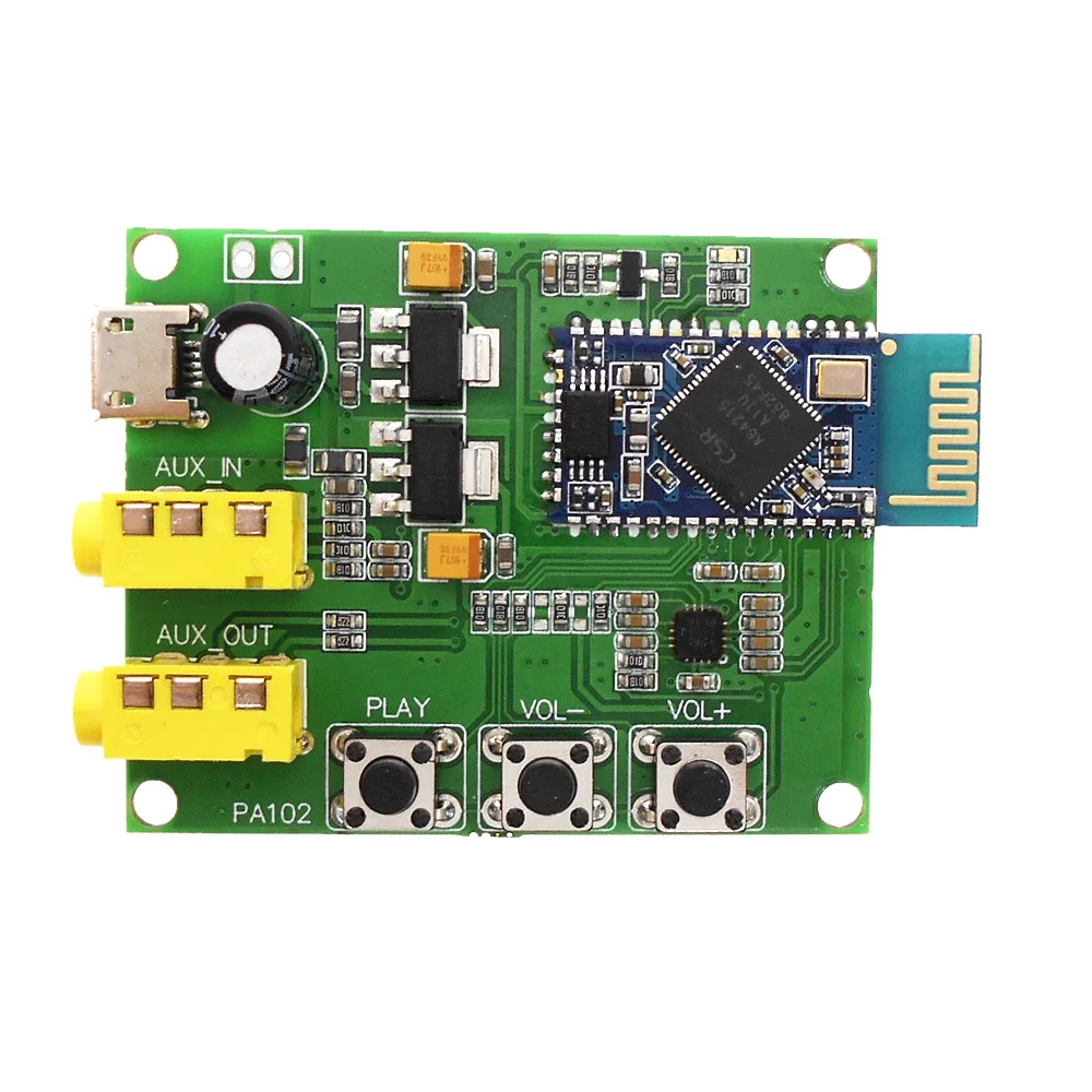 Аудиоприемник BTM625 PA102 Bluetooth 4 2 Поддержка aptx aux плата ввода/вывода PA202|Запасные