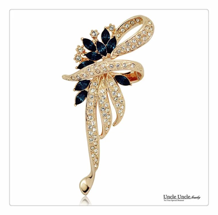 Розовое золото Разноцветные кристаллы Стразы Установка классический каффар