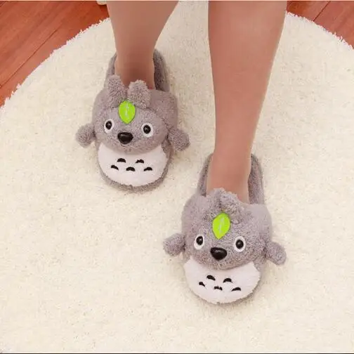 Cute totoro Kawaii Home Soft Warm Mood Star Plush Slippers Cartoon plush Shoes Toys | Игрушки и хобби