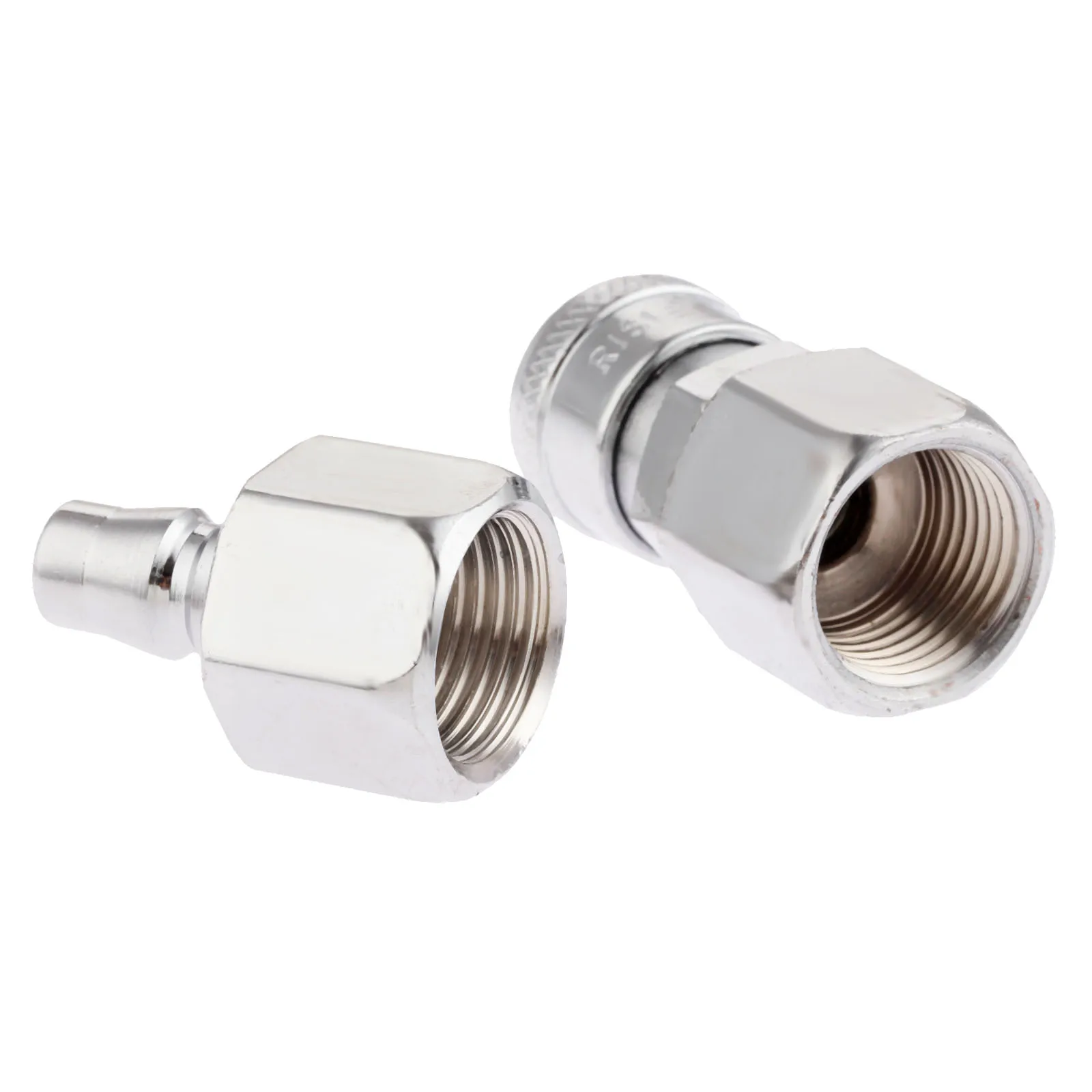 2Pcs Iron Pneumatic Euro Air Line Hose Compressor Connector Quick Release 1/2&quot BSP Female Coupler Fittings SF40 PF40 | Обустройство