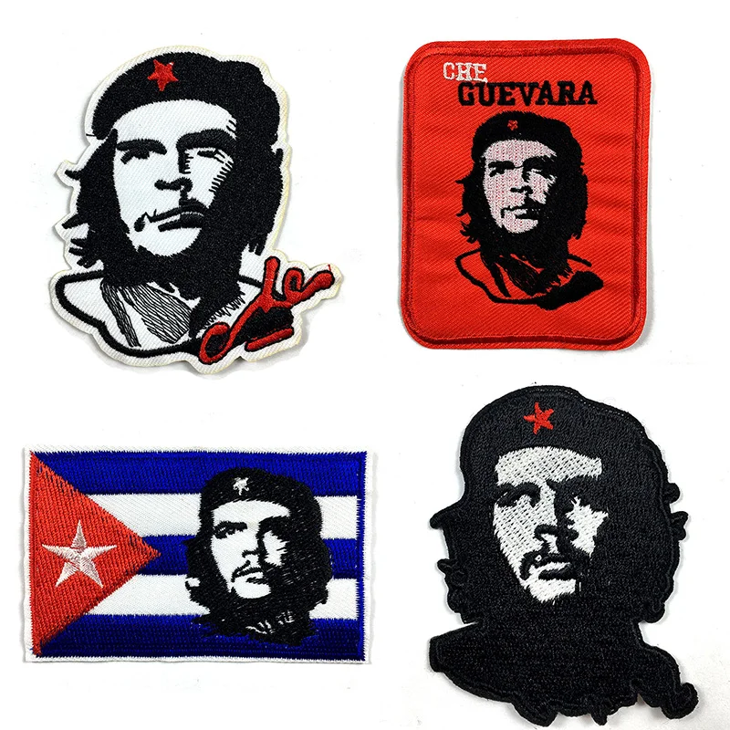 Лидер продаж! Нашивки Che Guevara Hero с вышивкой 80*80 мм|Заплатки| |