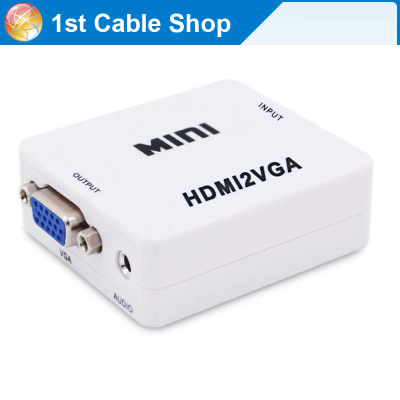 Playvision HDMI to VGA с аудио конвертер Кабель адаптер для PS4 портативных ПК DVD к монитор
