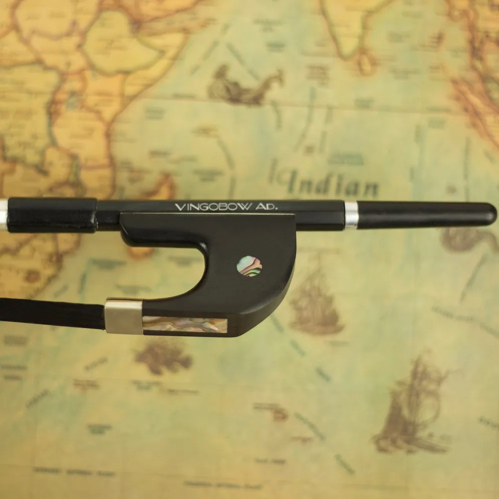 

Бесплатная доставка, немецкий басовый бант из черного углеродного волокна 1/4 размера, 100BGB, хорошее качество, черная лягушка и черные аксессу...