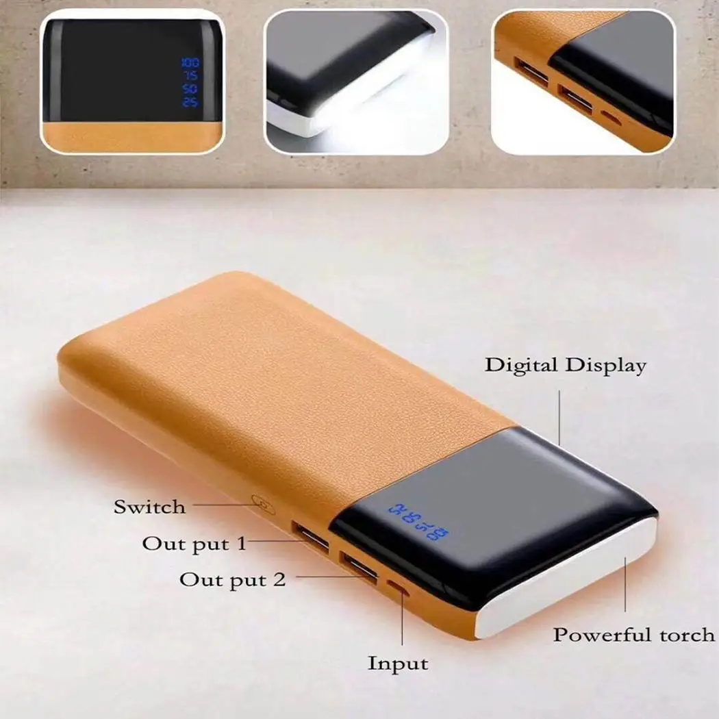 20000mAh портативный внешний аккумулятор для мобильного телефона зарядное