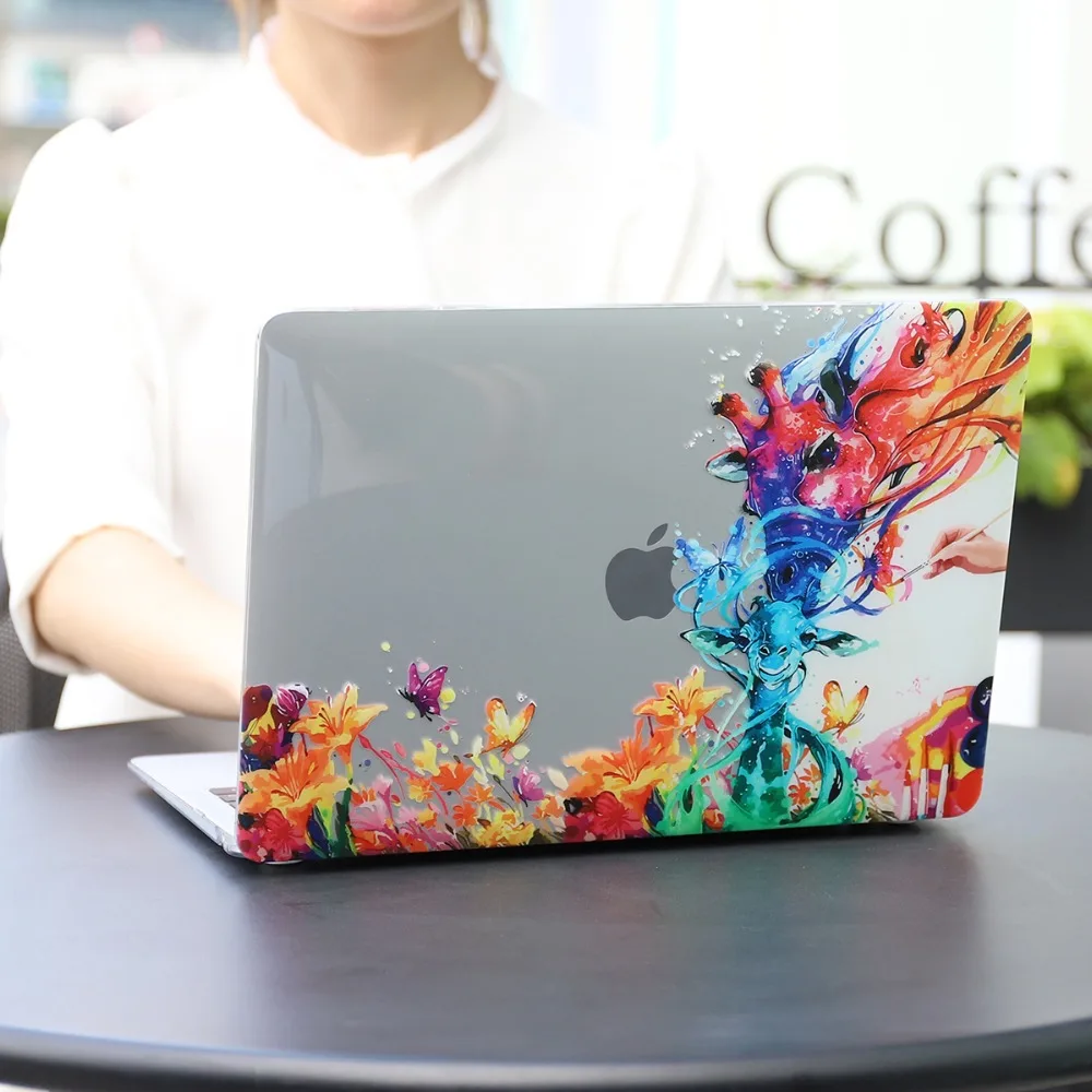 Batianda чехол для MacBook Air 11 13 дюймов A1932 и Pro retina 1" 15" Touch Bar PC ноутбук жесткий корпус Защитная кожа