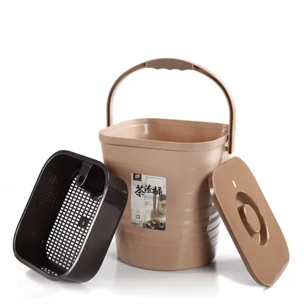 Подставка для чая с крышкой утолщенный ящик отходов дренажная подставка чайными