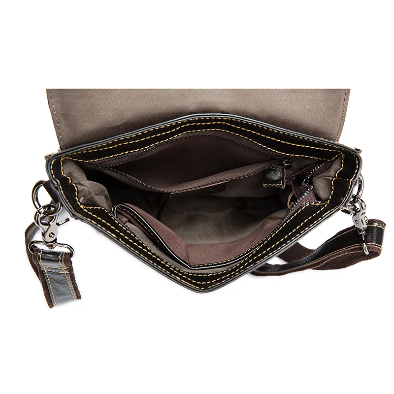 Genuine Leather Messenger Shoulder Women Men Bag Crossbody Cross Briefcase Office Business Work For Handbag Male Tablet Document