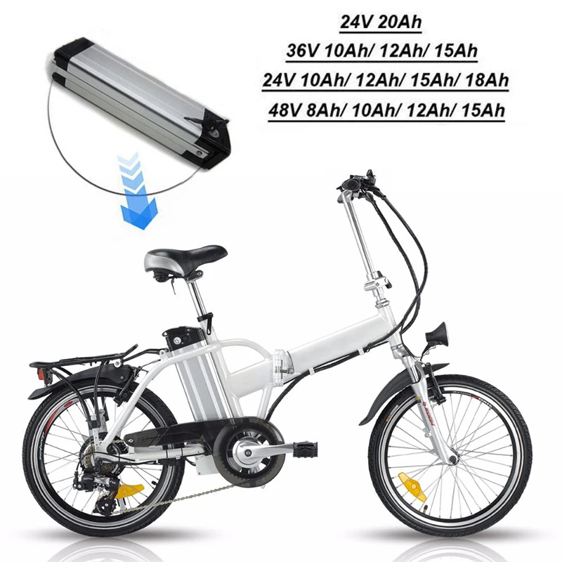 48V 10Ah 500W комплект литий-ионных батарей для электровелосипеда Серебряная рыба Bafang