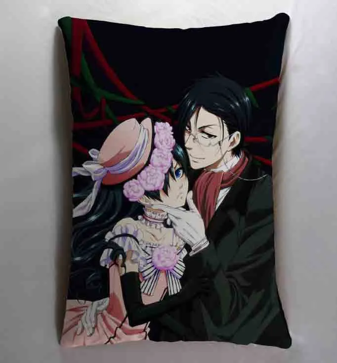 Аниме Манга Kuroshitsuji Черный дворецкий Ciel 40*60 см чехол для подушки сиденья постельные принадлежности подушки 002 - Цвет: Зеленый