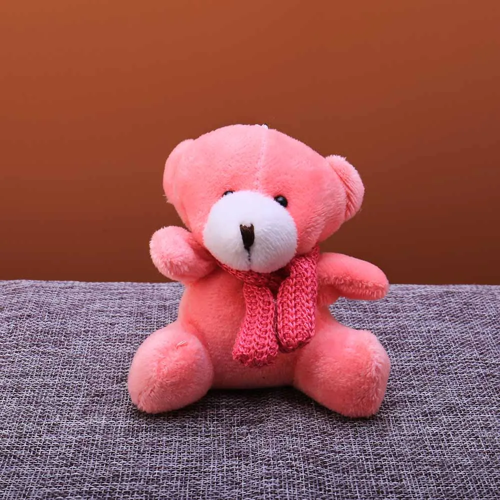 pink Мы вся правда о медведях аниме брелок плюшевый кольцо для ключей на сумку, материал для изготовления сумок, очаровательные Висячие животных Шарм брелок кулон R брелок игрушки куклы - Цвет: pink