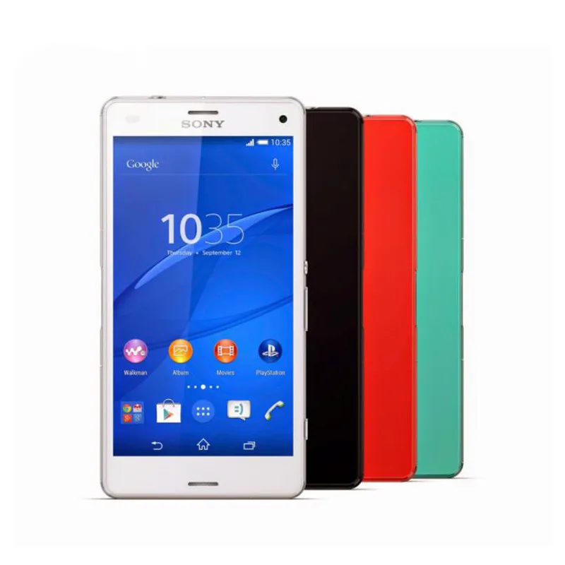 Разблокированный sony Xperia Z3 Compact D5803 GSM четырехъядерный 4,6 дюймов 2 Гб ОЗУ 16 Гб ПЗУ LTE wifi gps отремонтированный мобильный телефон