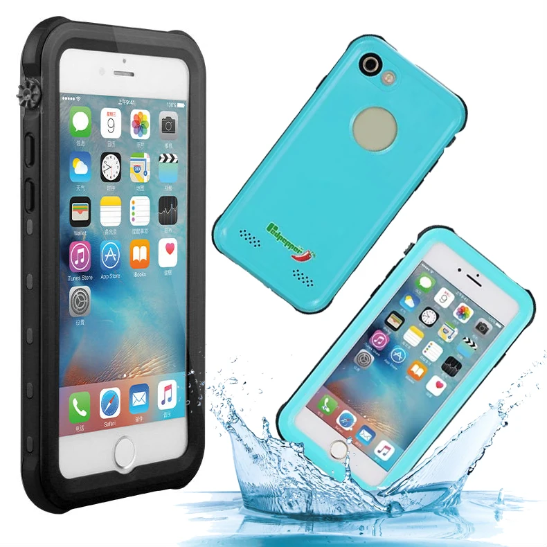 

For iphone SE3 2022 Waterproof IP68 Redpepper Underwater 2m Life Shockproof Hard Case For Apple iphone 8 7 plus 6s plus