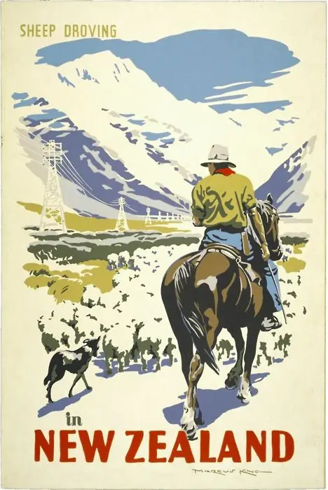 Мозамбик печать передачи Жирафы Крюгер пейзаж старинный ретро-постер из