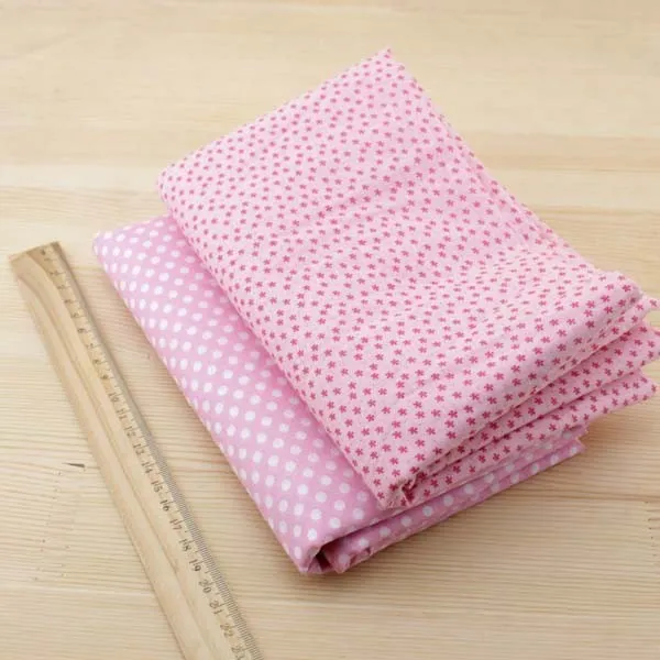 Booksew 7 шт. 50 см x 50 см Розовый Хлопок Жир четверть Тильда кукла ткань Лоскутная стеганая ткань для творчества текстиль telas Тюль tecidos