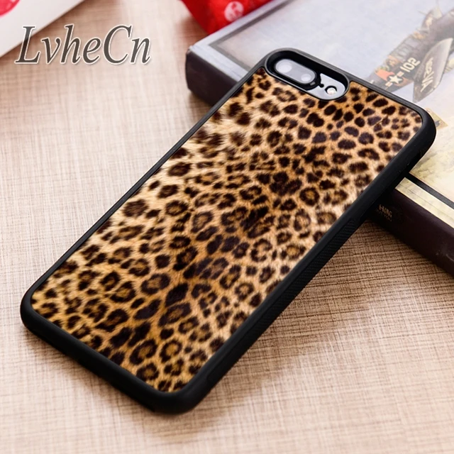 LvheCn чехол для телефона с леопардовым принтом Тигра iPhone 5 6 6s 7 8 plus X XR XS max 11 12 Pro Samsung