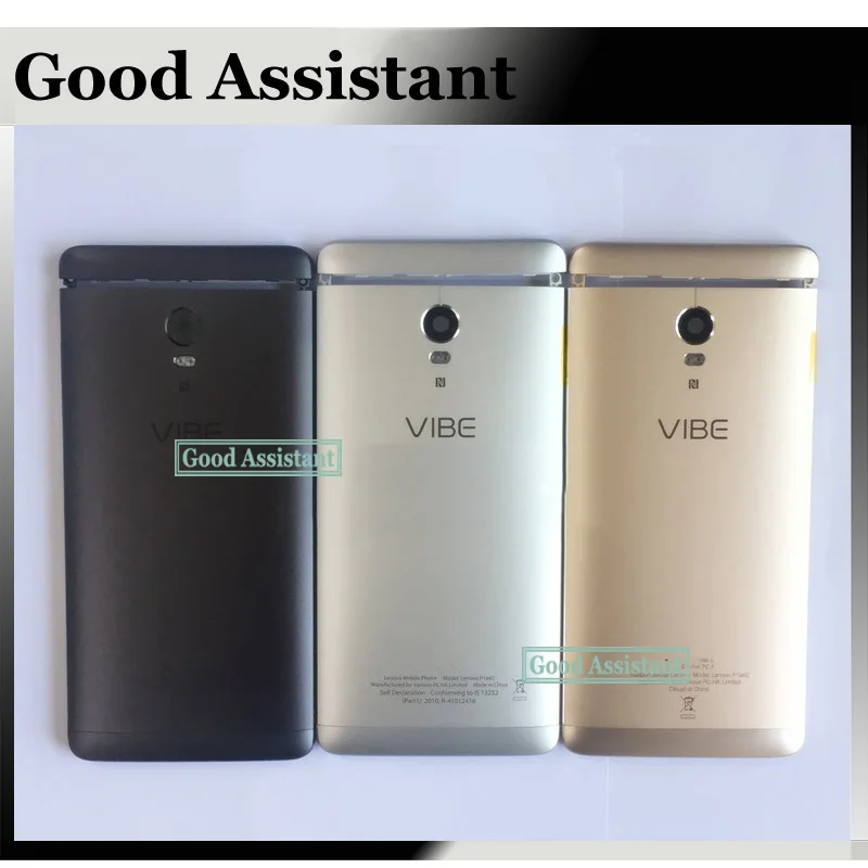 5,5 дюймов, для lenovo Vibe P1, P1c72, P1a42, P1c58, задняя крышка, крышка, корпус, чехол, заднее стекло, детали с камерой, стекло