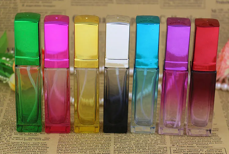 

20ml Spray Bottle of Colored Glass Bottles Perfume Spray Bottle Metal Perfume Bottle 2PCS/LOT