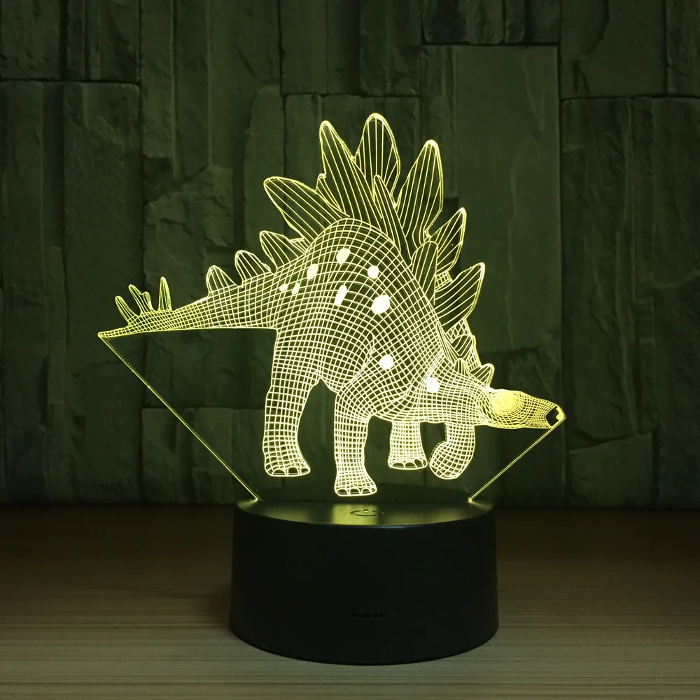 2018 Новый Меч Дракон 3d ночь оптовая продажа Прекрасный 7 цветов Изменение 3D лампа