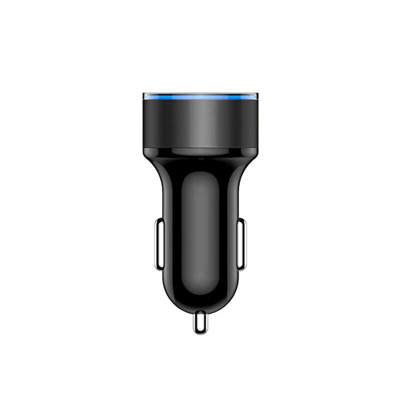 Floureon 3.1A быстрое зарядное устройство двойной USB Автомобильное зарядное устройство ЖК-дисплей 12-24 в прикуриватель для iPhone Xiaomi Samsung