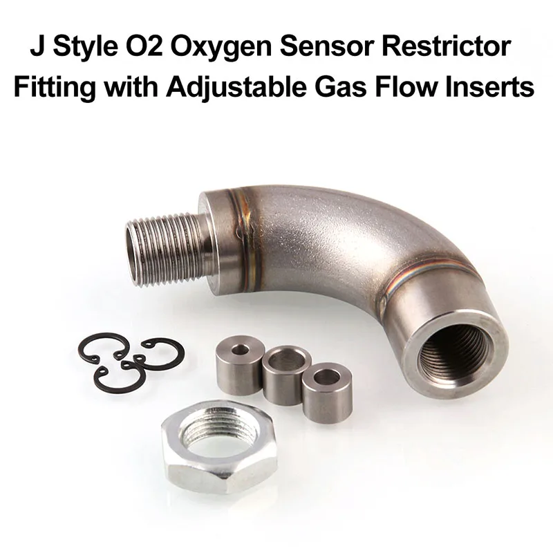 Stainless Steel Multiple types M18x1.5 Lambda O2 Oxygen Sensor Extender Spacer For Decat Hydrogen Brass TP084 | Автомобили и