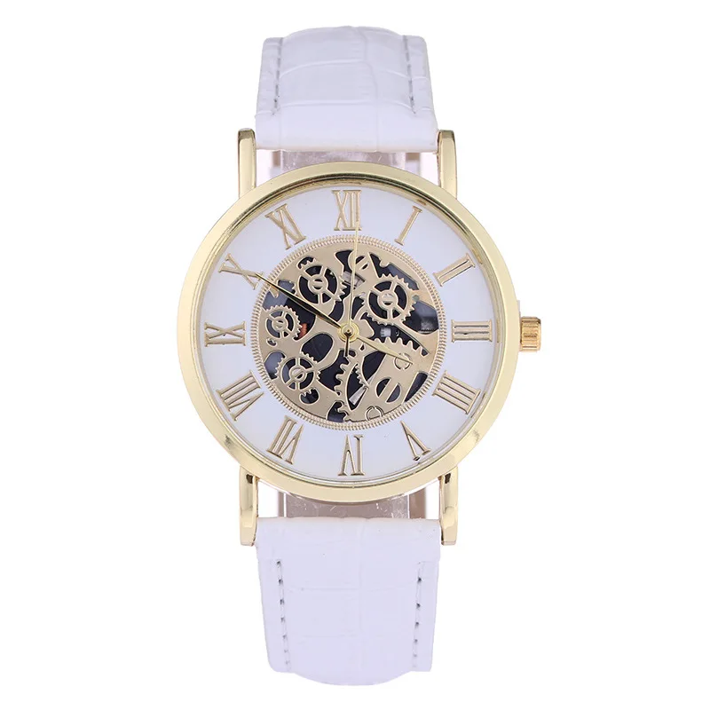 Модные Повседневные Мужские кварцевые наручные часы кожаные мужские спортивные