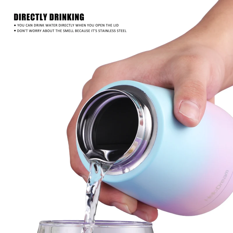 Градиентная Детская кружка для кормления из нержавеющей стали термос бутылка