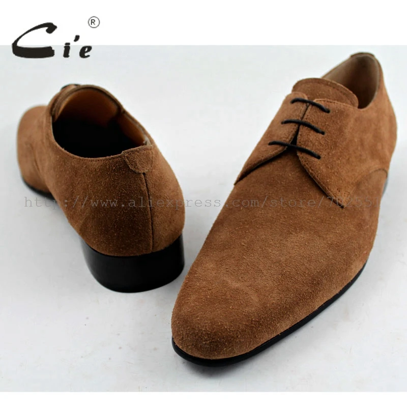 Мужские классические замшевые туфли ручной работы cie дерби из натуральной