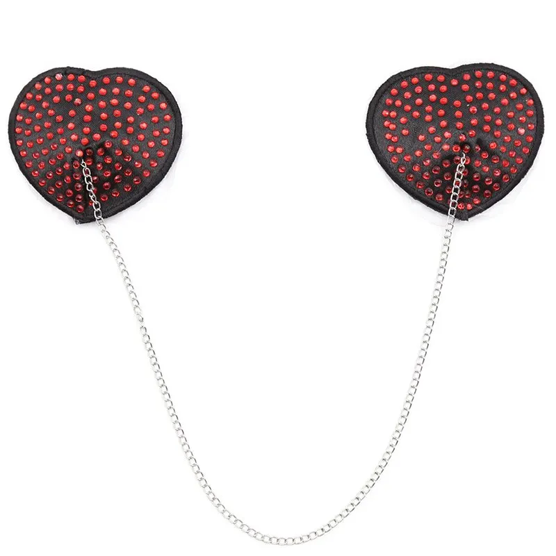 

Женский самоклеющийся сексуальный чехол для соски с цепочкой многоразовый силиконовый стикер бюстгальтер для сосков