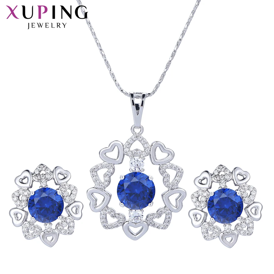 Xuping модный роскошный набор с любовным рисунком для девушек и женщин