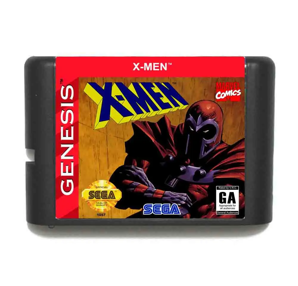 X Мужской 1 игровой картридж 16 бит MD игровая карта с розничной коробкой для Sega Mega