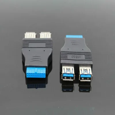 2 x USB3.0 двойной порты и разъёмы USB 3 0 Женский Винт крепление панель тип к