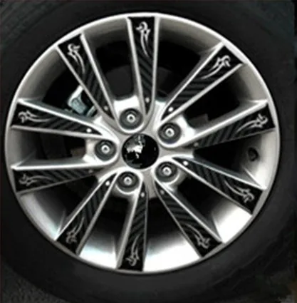 Автомобиль стайлинг автомобиля DIY обода углеродного волокна стикер/автомобилей