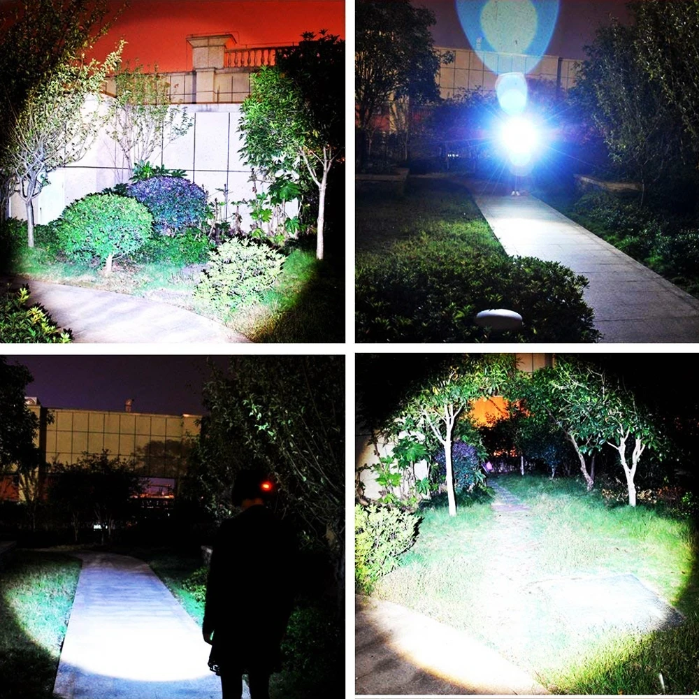 

Dropshipping LED Headlamp Rechargeable Sensor Control Adjustable Zoomable Headlight Cycling Running and Camping Head Lmap Light