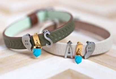 Ювелирные изделия Somsoar Набор браслетов с сеткой из нержавеющей стали 5 шт. на