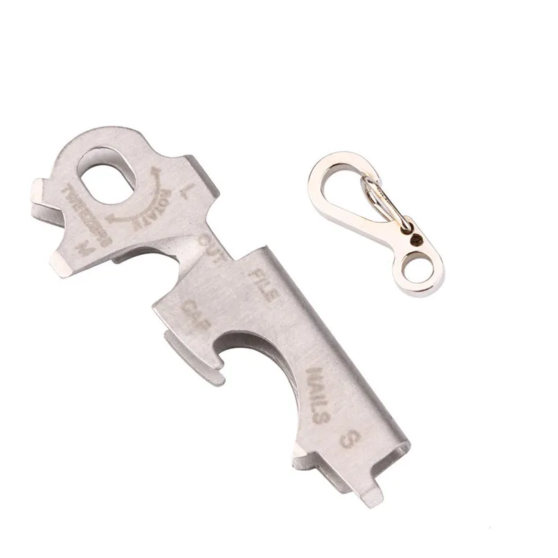 Новинка 8 в 1 открывалка для бутылок брелок ключей гаджет многофункциональный