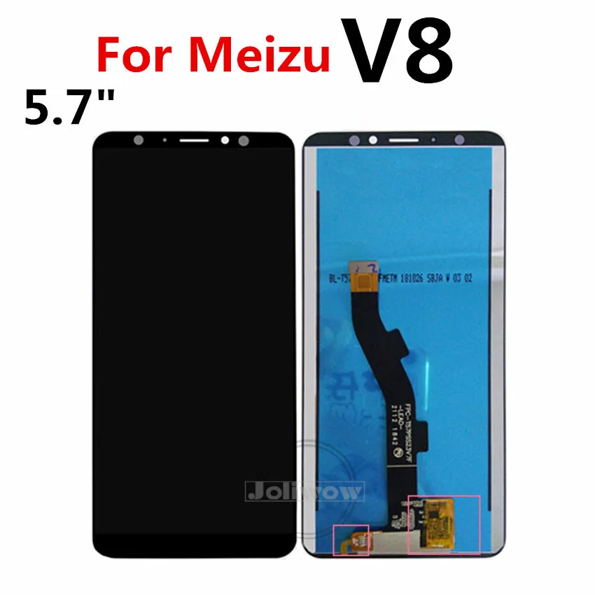 Черный 5 дюймовый ЖК дисплей для Meizu V8 Φ 4 Гб 64 M8 Pro LCD|Экраны мобильных телефонов| |