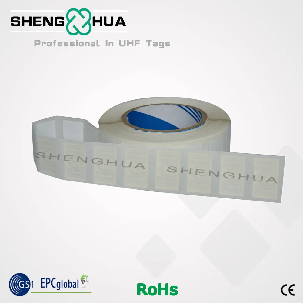 

2000 шт./лот, одноразовые медные бумажные iso 18000-6C UHF RFID этикетки для супермаркетов, дешевые этикетки для печати