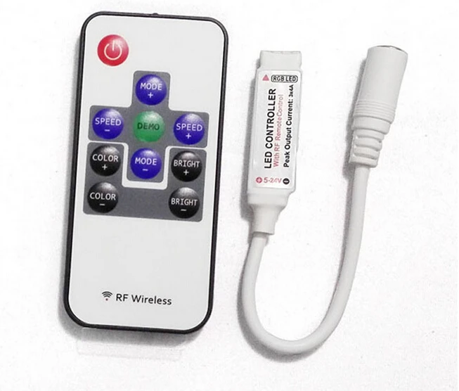 Мини гамма пульт дистанционного управления диммер DC 12 В 16 ключей мини