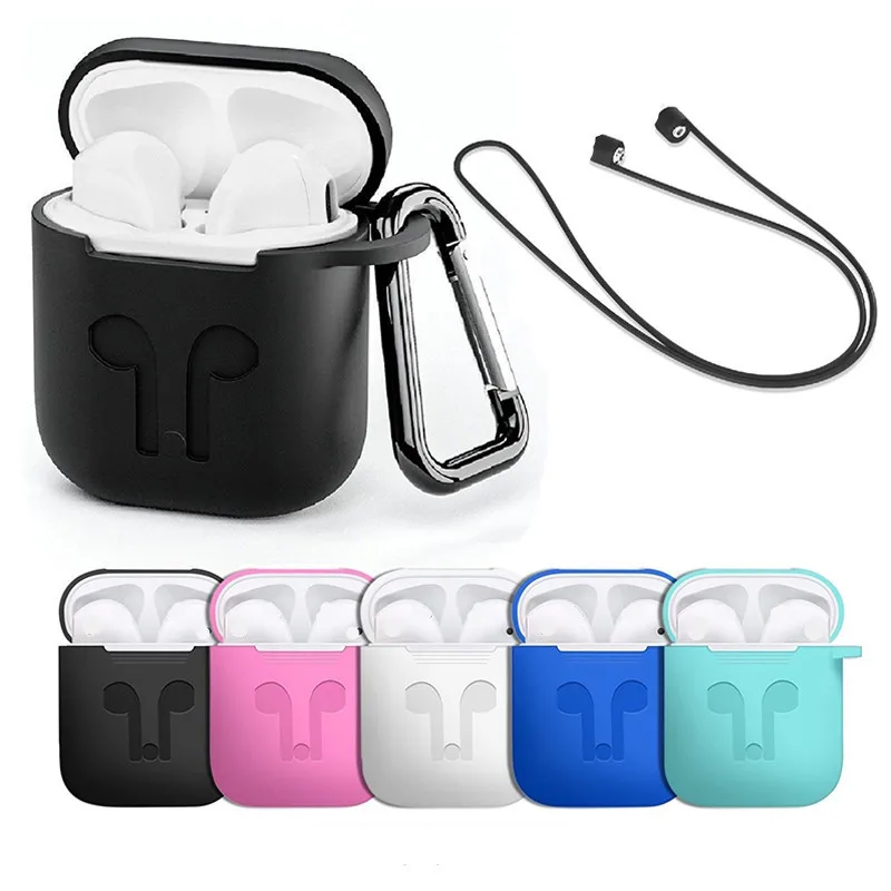 Защитный чехол рукав для Apple Airpods силиконовый наушники CaseFor AirPods зарядный Чехол