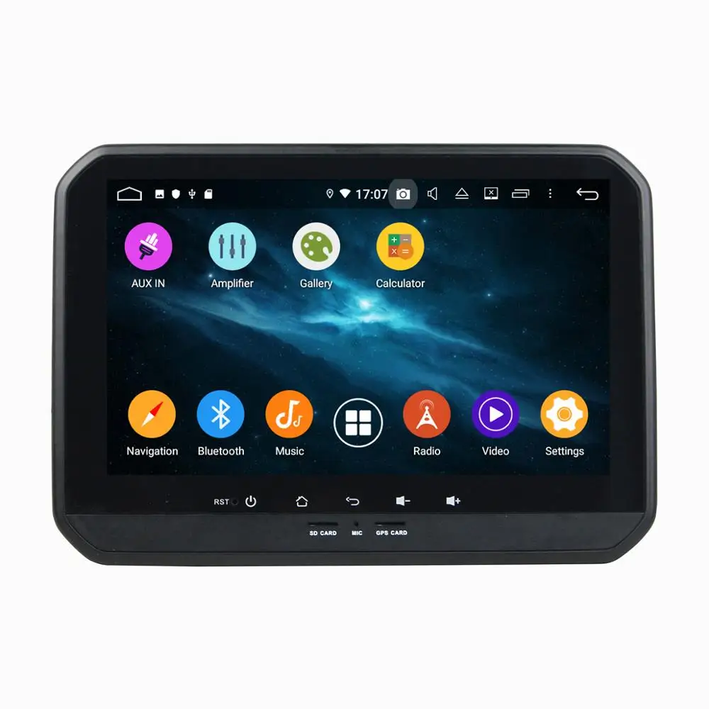 Автомобильный DVD-плеер с GPS-навигацией DSP Android 9 0 для Suzuki IGNIS 2017 2018 Авторадио